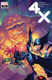 X-MEN FANTASTIC FOUR #3 (OF 4) HETRICK FLOWER VAR