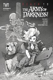 DEATH TO ARMY OF DARKNESS #2 40 COPY DAVILA B&W INCV