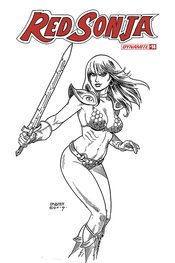 RED SONJA #14 30 COPY LINSNER B&W INCV