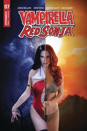 VAMPIRELLA RED SONJA #7 CVR D KINGSTON COSPLAY