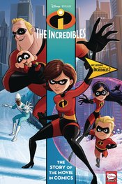 DISNEY PIXAR INCREDIBLES STORY MOVIES COMICS HC