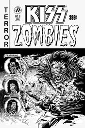 KISS ZOMBIES #3 7 COPY HAESER FOC INCV