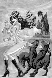 VAMPIRELLA #7 21 COPY MARCH B&W VIRGIN FOC INCV