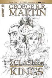 GEORGE RR MARTIN A CLASH OF KINGS #4 20 COPY RUBI B&W INCV (