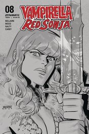 VAMPIRELLA RED SONJA #8 40 COPY ROMERO B&W INCV