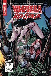 VAMPIRELLA RED SONJA #8 7 COPY GORHAM HOMAGE INCV