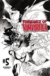 VENGEANCE OF VAMPIRELLA #5 15 COPY SEGOVIA B&W FOC INCV