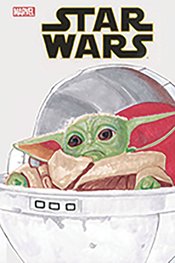 DF STAR WARS COMIC BABY YODA HARRELL SKETCH