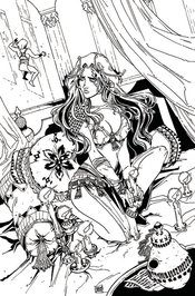 DEJAH THORIS (2019) #3 15 COPY ANWAR B&W VIRGIN FOC INCV