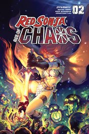 RED SONJA AGE OF CHAOS #2 HETRICK FOC BONUS VAR