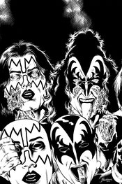 KISS ZOMBIES #4 15 COPY BUCHEMI B&W VIRGIN FOC INCV