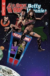 RED SONJA VAMPIRELLA BETTY VERONICA #12 CVR E STAGGS