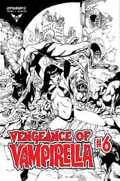 VENGEANCE OF VAMPIRELLA #6 11 COPY CASTRO B&W FOC INCV