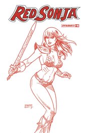 RED SONJA #14 25 COPY LINSNER TINT FOC INCV