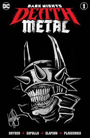 DF DARK NIGHTS DEATH METAL #1 BATMAN LAUGHS HAESER SKETCH (C