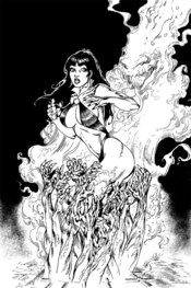 VENGEANCE OF VAMPIRELLA #7 15 COPY CASTRO B&W VIRGIN FOC INC