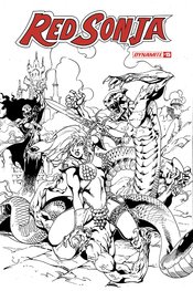 RED SONJA #15 11 COPY CASTRO B&W FOC INCV