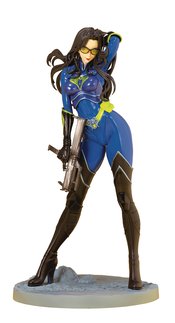 GI JOE BARONESS 25TH ANNIVERSARY BLUE BISHOUJO STATUE