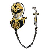 POWER RANGERS WHITE RANGER ENAMEL PIN