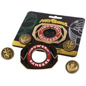 POWER RANGERS LEGACY MORPHER GREEN/WHITE PIN SET 5PC CS