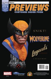 PREVIEWS #383 AUGUST 2020 CUSTOMER ORDER FORM EXTRAS