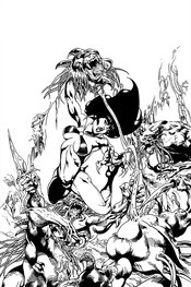 VENGEANCE OF VAMPIRELLA #9 21 COPY CASTRO B&W VIRGIN FOC INC