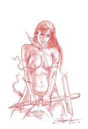 VENGEANCE OF VAMPIRELLA #9 35 COPY PARRILLO TINT VIRGIN FOC