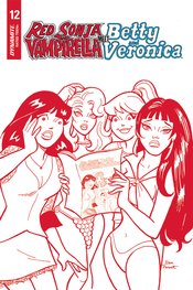 RED SONJA VAMPIRELLA BETTY VERONICA #12 15 COPY PARENT RED T