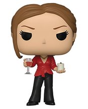 POP TV OFFICE JAN W/ WINE & CANDLE VINYL FIG