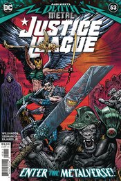 DF JUSTICE LEAGUE #53 COVER A SHARP SGN