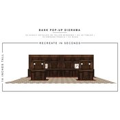 EXTREME SETS BANK POP UP 1/12 SCALE DIORAMA