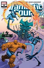 FANTASTIC FOUR #28 CASSARA MARVEL VS ALIEN VAR EMP