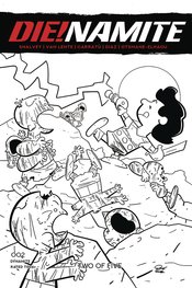 DIE!NAMITE #2 7 COPY PEANUTS JOHN CARTER HOMAGE LINE ART FOC