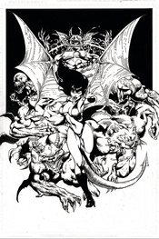 VENGEANCE OF VAMPIRELLA #12 21 COPY CASTRO B&W VIRGIN FOC IN