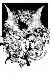 VENGEANCE OF VAMPIRELLA #12 21 COPY CASTRO B&W VIRGIN FOC IN