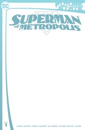 FUTURE STATE SUPERMAN OF METROPOLIS #1 BLANK CARD STOCK VAR