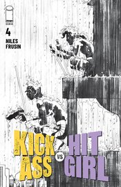 KICK-ASS VS HIT-GIRL #4 (OF 5) CVR B B&W ROMITA JR (MR)