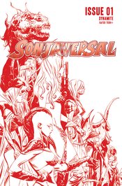 SONJAVERSAL #1 LEE LTD CRIMSON LINE ART CVR