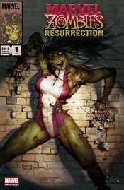 DF MARVEL ZOMBIES RESURRECTION #1 BROWN EXC