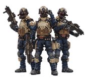 JOY TOY STARHAWK 8TH ARMY INDIGO FLEET 1/18 FIGURE 3PK