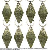 FINAL FANTASY VII REMAKE MOTEL KEY HOLDER 16PC BMB DS