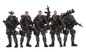 JOY TOY PLA ARMY ANTI-TERRORISM UNIT 1/18 FIGURE 5PK  (