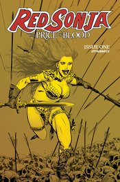 RED SONJA PRICE OF BLOOD #1 21 COPY GOLDEN GOLD TINT FOC INC