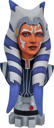 STAR WARS CLONE WARS LEGENDS IN 3D AHSOKA 1/2 SCALE BUST