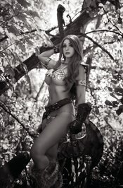 RED SONJA THE SUPERPOWERS #1 11 COPY COSPLAY B&W VIRGIN FOC