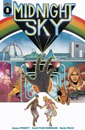 MIDNIGHT SKY #8 CVR B VAN DOMELEN LOGANS RUN HOMAGE