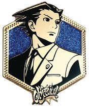 ACE ATTORNEY PHOENIX WRIGHT GOLDEN SERIES PIN