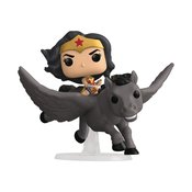 POP RIDES SUPER DLX WONDER WOMAN 80TH WONDERW ON PEGASUS FIG