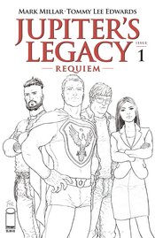 JUPITERS LEGACY REQUIEM #1 (OF 12) CVR C QUITELY B&W (MR)