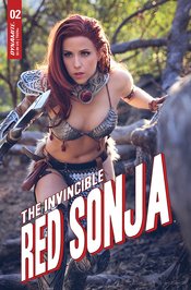 INVINCIBLE RED SONJA #2 CVR E DOMINICA COSPLAY